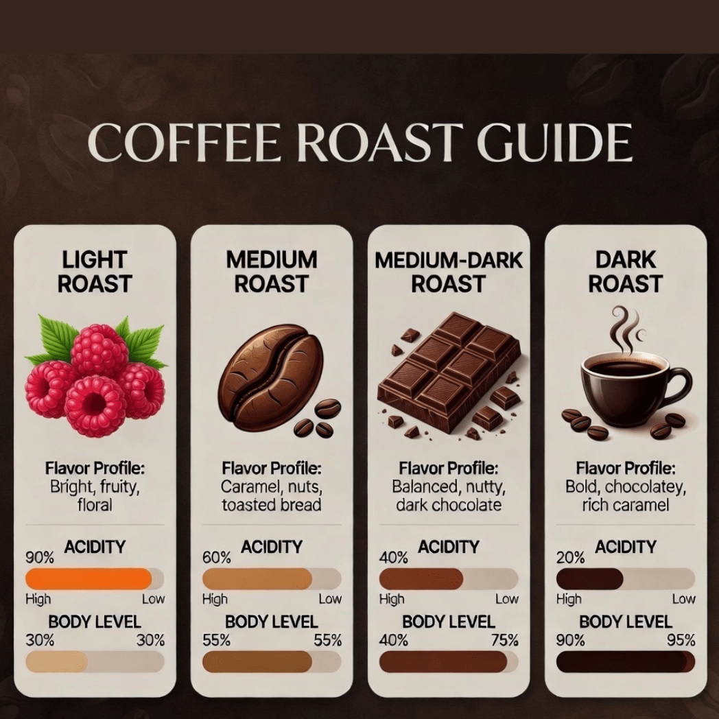 How to Choose the Right Coffee Roast Level