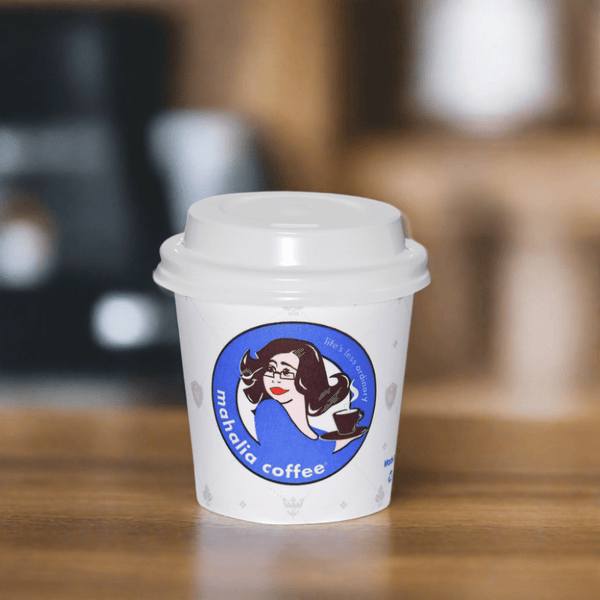 4oz Takeaway Coffee Cups and Lids - 100% Biodegradable – Specialty Coffee | Mahalia Coffee