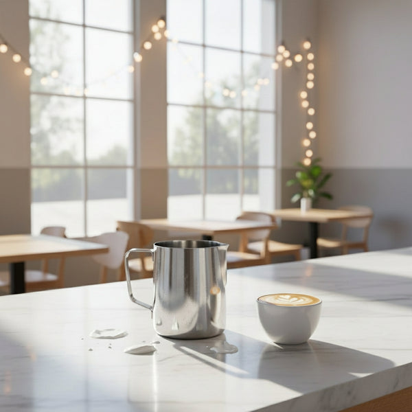 Barista Stainless Steel Milk Jug 2 litre size 