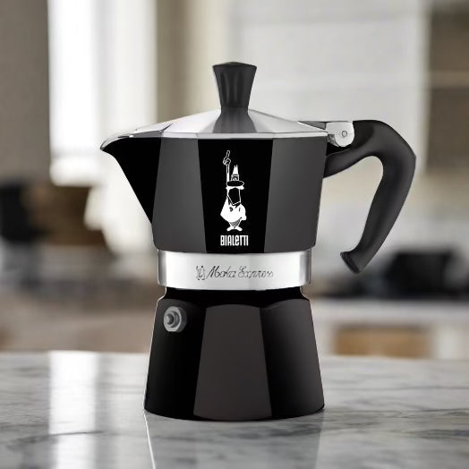 Bieletti Black Moka Express Pot The Perfect Brew for Arabica