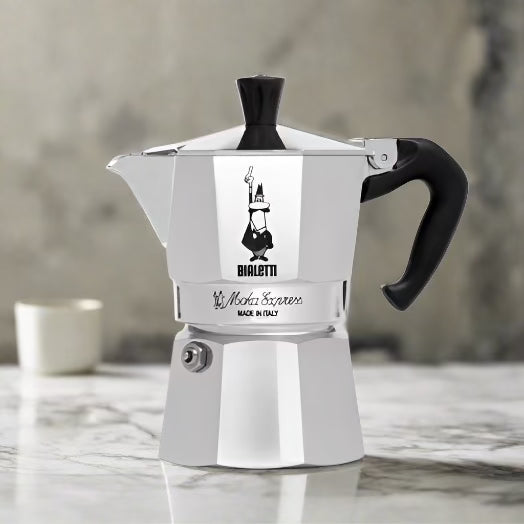 Bialetti Silver Moka Express Pot 9 Cup | Large Stovetop Espresso Maker
