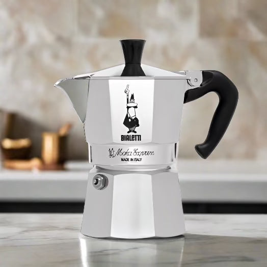 Bialetti Silver Moka Express Pot 6 Cup | Large Espresso Pot – Mahalia ...