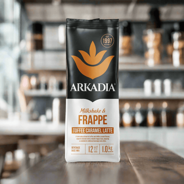 Arkadia Toffee Caramel Frappe 1kg – Specialty Coffee | Mahalia Coffee