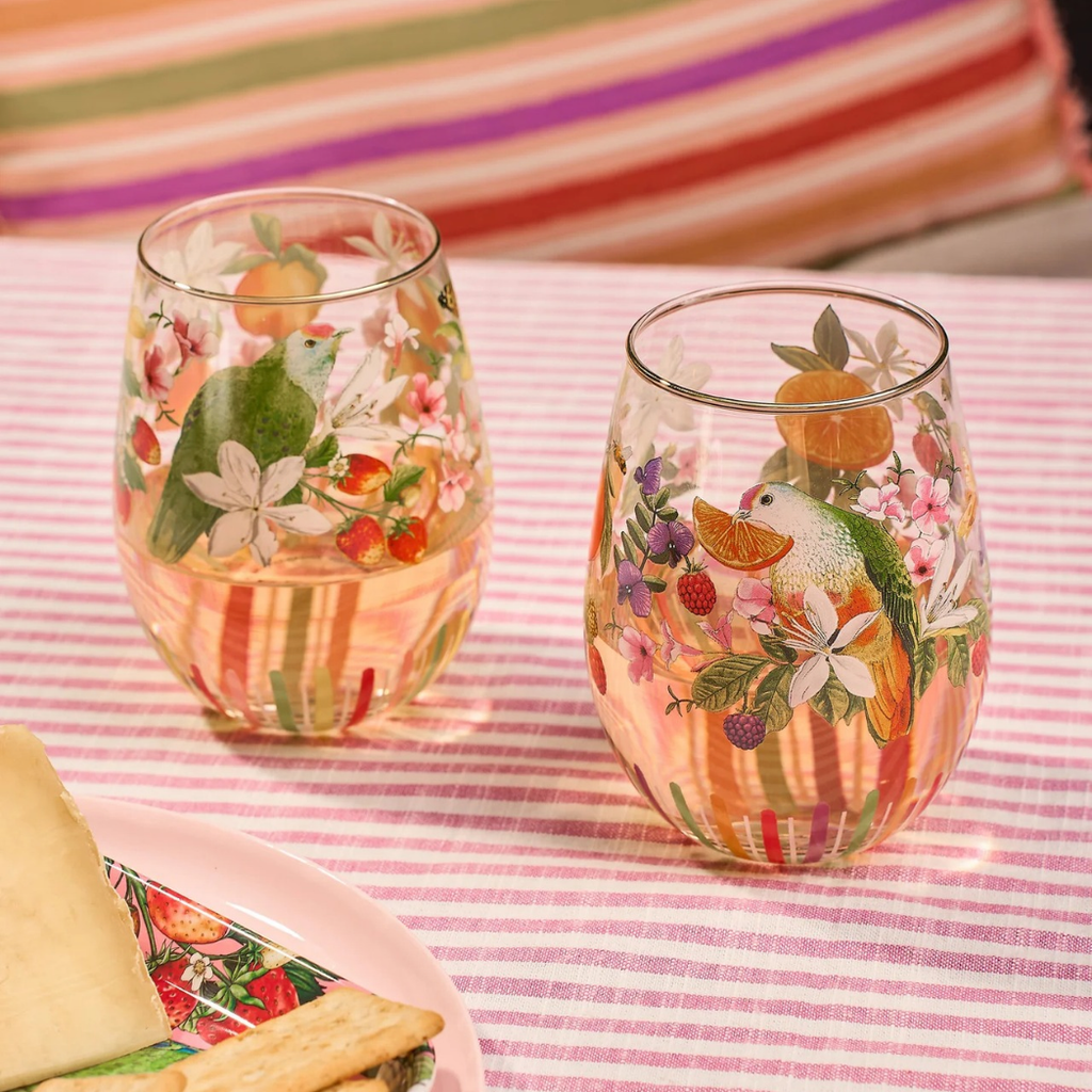 Bountiful Harvest Large Glass Tumbler - Set of 2 – Specialty Coffee | Mahalia Coffee