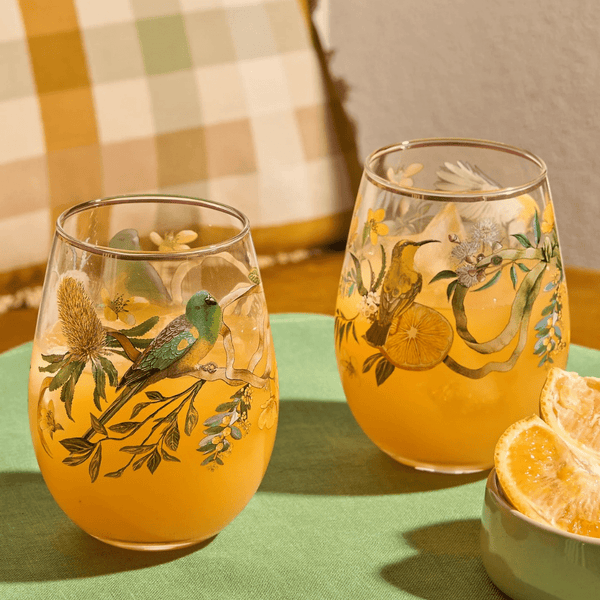 Golden Hour Large Glass Tumbler - Set of 2 – Specialty Coffee | Mahalia Coffee