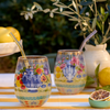 Mediterranean Summer Large Glass Tumblers - Set of 2 – Specialty Coffee | Mahalia Coffee