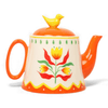 Retro Folk Stoneware Teapot – Specialty Coffee | Mahalia Coffee