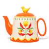 Retro Folk Stoneware Teapot – Specialty Coffee | Mahalia Coffee