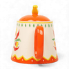 Retro Folk Stoneware Teapot – Specialty Coffee | Mahalia Coffee