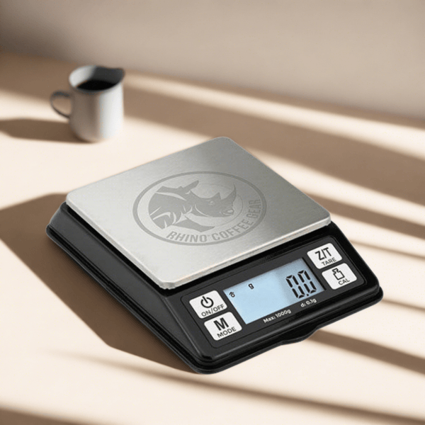 Rhino Coffee Gear Coffee Dosing Scale 1kg – Specialty Coffee | Mahalia Coffee