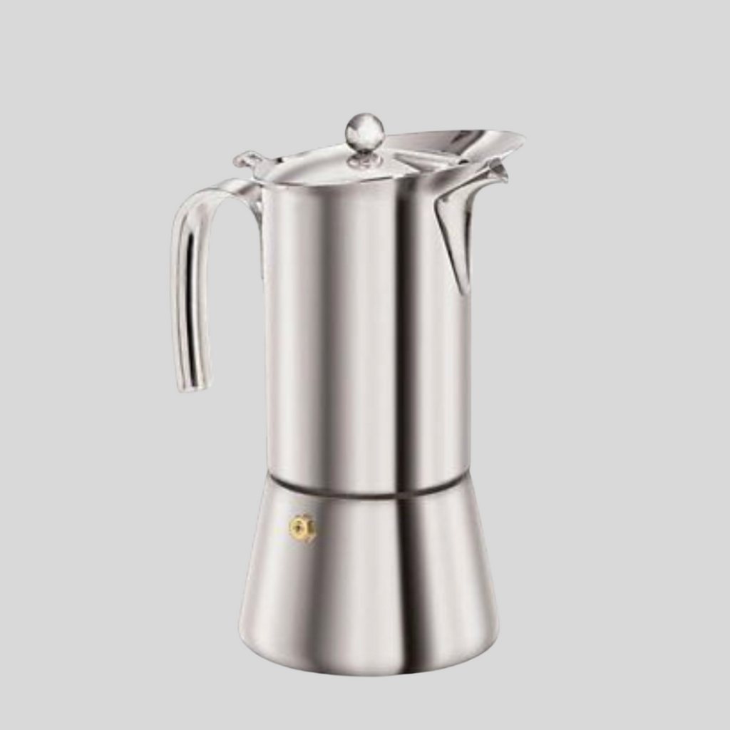 Stainless Steel Stovetop Espresso Maker 10 Cup - Euroline
